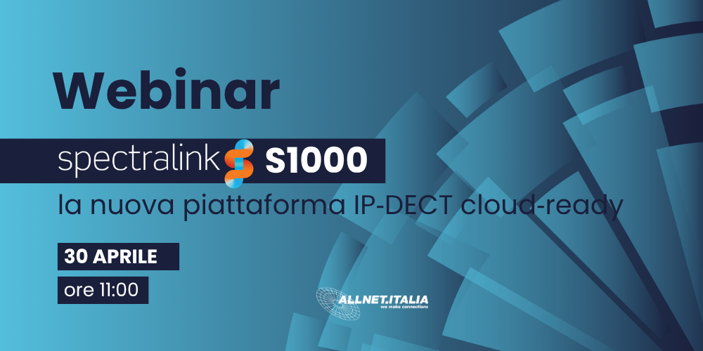 Spectralink S1000: la nuova piattaforma IP‑DECT cloud‑ready