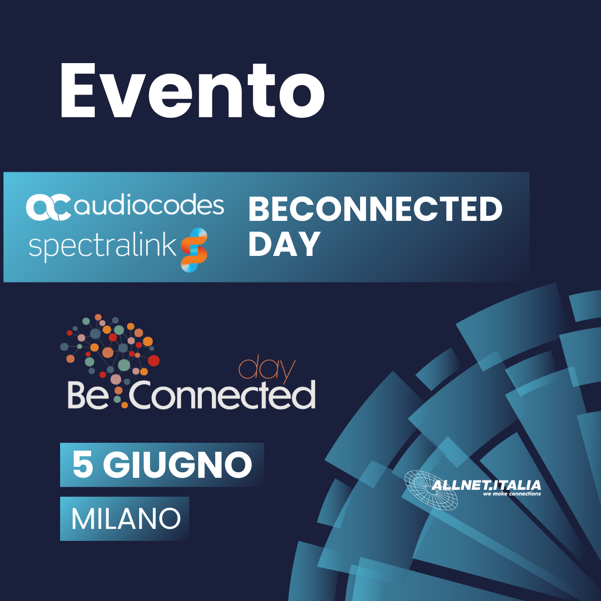 BECONNECTED DAY 2025 con Audiocodes e Spectralink